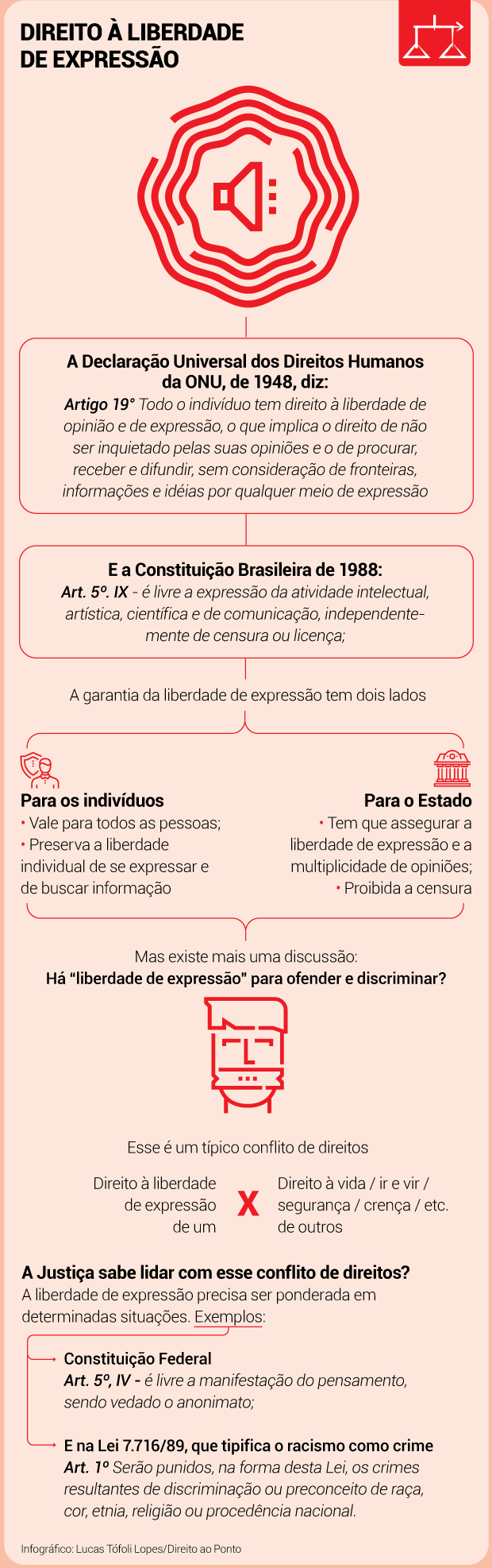 Normas jurídicas sobre liberdade de expressão: guia prático para o